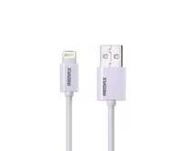 Кабель Remax Fast  Lightning - USB белый, 1м