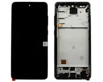 Дисплей Samsung A725F A72 в сборе черный (Копия - Hard OLED BIG)