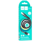 Кабель Hoco U110 USB-A - Lightning черный, 1,2м