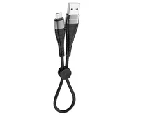 Кабель Borofone BX32 USB-C - microUSB черный, 0,25м