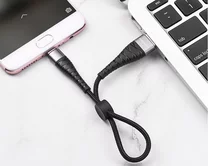 Кабель Borofone BX32 USB-C - microUSB черный, 0,25м