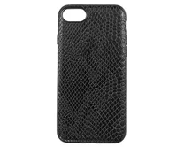 Чехол iPhone 7/8/SE 2020 Leather Reptile (черный)