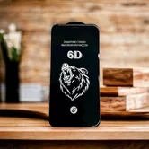 Защ. стекло iPhone 12 mini 6D (тех упак) черное