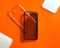 Чехол iPhone 12 Mini Clear Case (черный)