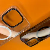 Чехол iPhone 15 Pro Max KEEPHONE Magnet Pro (белый)