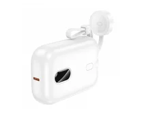 Внешний АКБ 10000 mAh Hoco J130 (кабель USB-C, iWatch) белый