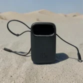 Внешний АКБ 10000 mAh Baseus Qpow 2 Dual-Cable Digital Display (USB-C кабель) черный