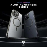 Чехол iPhone 15 Pro Njoyny Metal MagSafe (черный)