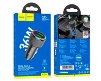 АЗУ-2USB-A Hoco NZ14 Guerrero 36W, черный