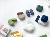Чехол AirPods 4 Silicone Thin (#6 Matcha Green)