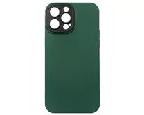 Чехол iPhone 13 Pro Max BICOLOR (темно-зеленый)