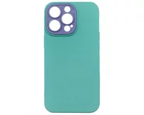 Чехол iPhone 13 Pro BICOLOR (голубой)