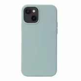 Чехол iPhone 13 Mini Liquid Silicone MagSafe FULL (зеленый камень)