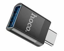 OTG Hoco UA17 Type-c папа to USB мама USB3.0 черный