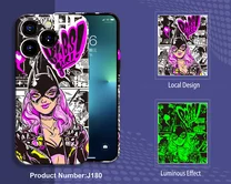 Чехол iPhone 13 Pro LUXO Girl (J180)