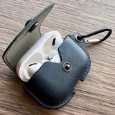 Чехол AirPods 3 Матовая кожа (черный)