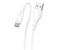 Кабель Borofone BX18 Type-C - USB белый, 1м