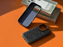 Чехол iPhone 15 Pro KEEPHONE Austin (синий)