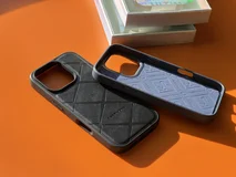 Чехол iPhone 16 Pro Max KEEPHONE Austin (синий)