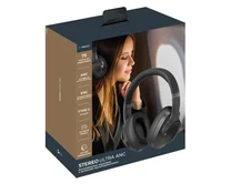 Накладные наушники с Bluetooth Deppa Stereo Ultra ANC, черные