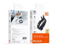 Кабель 2в1 McDodo CA-7380 USB-C - USB-C+USB-C черный, 100W, 1,2м