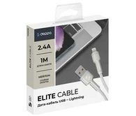 Кабель Deppa Elite Lightning - USB белый, 1м