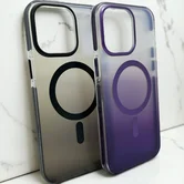 Чехол iPhone 16 Pro Max Njoyny NY-09 MagSafe (белый)