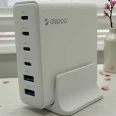 Зарядная станция Deppa 4USB-C, 2USB-A, PD, QC, 160Вт, белый