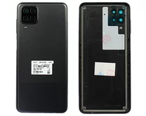 Задняя крышка Samsung A127F A12S/A12 Nacho черная 1кл