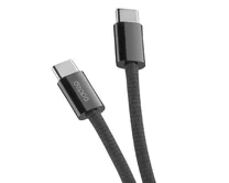 Кабель Deppa Zeus USB4 5A Type-C - Type-C черный, 1,5м