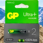 Батарейка AAA GP Ultra Plus G-Tech LR03 2-BL (1упак)