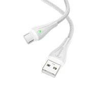 Кабель Borofone BX100 Type-C - USB серый, 1м