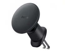 Авт. держатель Baseus CW01 Magnetic Wireless Charging Car Mount в дефлектор, 15W, черный