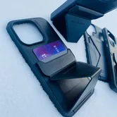 Чехол iPhone 15 Pro Max KEEPHONE Leyca (черный)