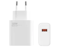 СЗУ-1USB Xiaomi 100%, 120W + кабель Type-C - USB, белый (в упаковке)