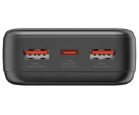 Внешний АКБ Deppa NRG Turbo V4 20000 mAh, дисплей, черный