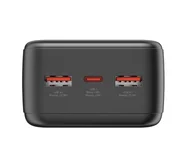 Внешний АКБ 30000 mAh NRG Turbo V4 Deppa,display, черный