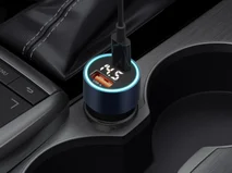 АЗУ-1USB + 1USB-C Deppa PD, QC3.0, 75W, металл, синий