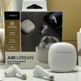 Bluetooth стереогарнитура Deppa Air Urban,TWS, BT 5.3, 320 мАч, белая