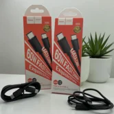 Кабель Hoco X88 60W Type-C - Type-C черный, 1м