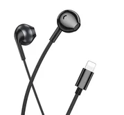 Наушники Hoco M115 Lightning с микрофоном черные