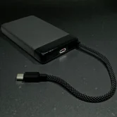 Внешний АКБ 10000 mAh Miwu comes with a built-in ultra-thin mobile power bank, 22.5W, серый