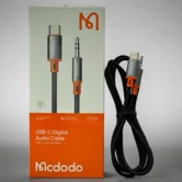 Аудиокабель McDodo CA-0820 USB-C - AUX, 1,2м, черный