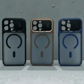 Чехол iPhone 16 Pro Max Njoyny N76 Mate Case (синий)