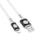 Кабель Borofone BX35 Lightning - USB-A, 2.4A, белый, 1м