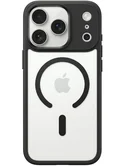 Чехол iPhone 17 Pro Max Контур с защитой камеры MagSafe (Черный)